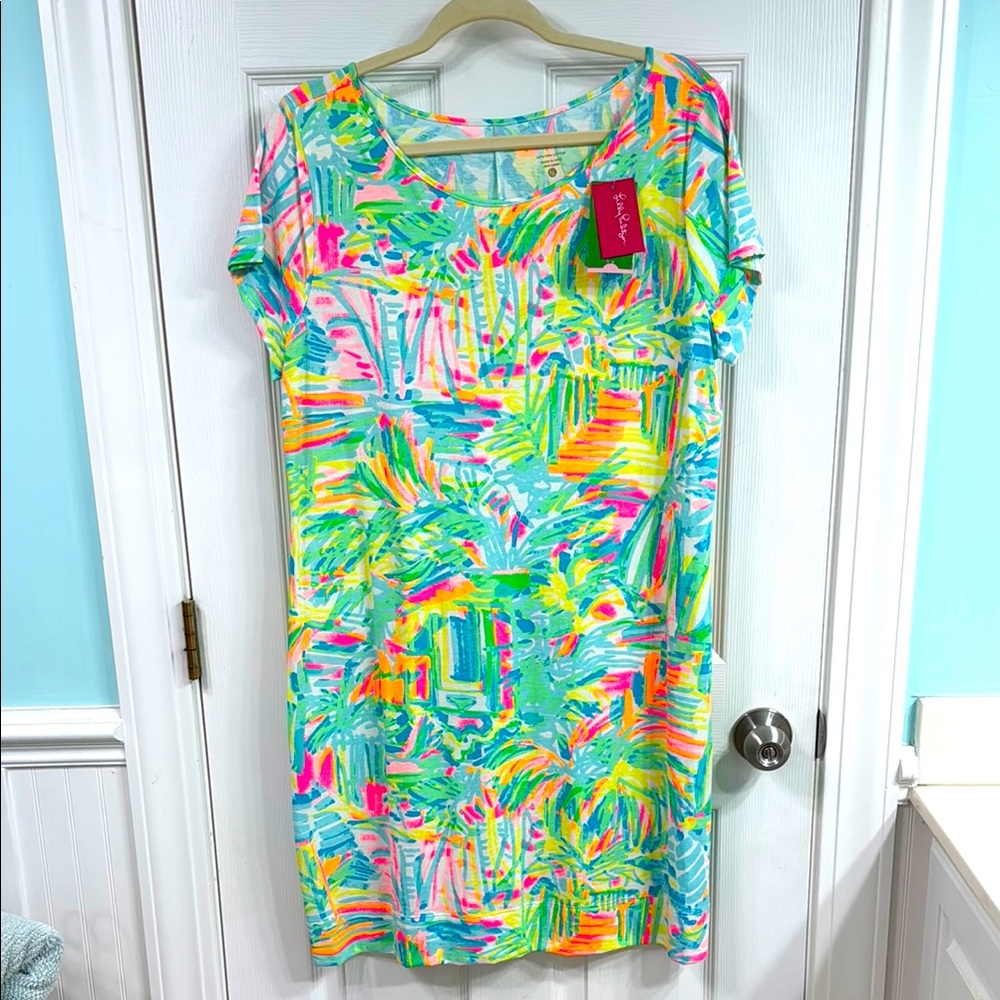 NWT Lilly Pulitzer Marlowe Dress in Sea Salt and Sun.  Size XL.